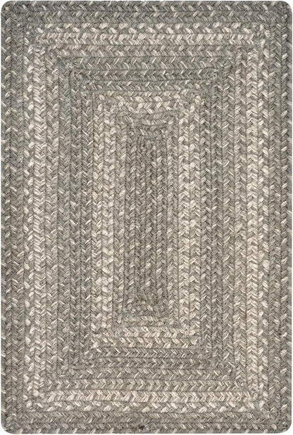 Homespice Grey Cloud Jute Woven Placemats, Warm Farmhouse Decor, Set of 4, Grey 13x19 Rectangle Table Mats - Vibrant Colors, Durable, Easy to Clean and Protects Furniture