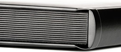 Tuscany Albums Professional Leatherette Bound Slip-in Photo Album, Holds 30 8x10 Photos (15 Page), Black