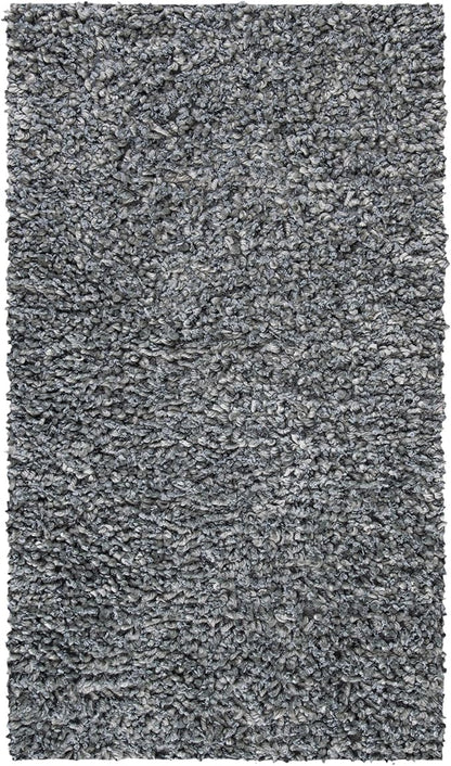 SAFAVIEH Sheep Shag Collection 4' x 6' Silver SSG212G Handmade 1-inch Thick Area Rug