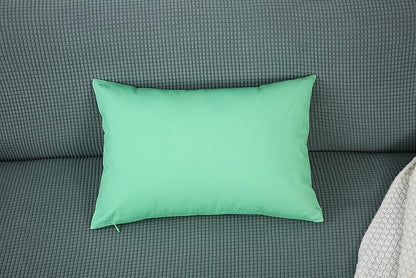 TangDepot Handmade Decorative Solid 100% Cotton Canvas Throw Pillow Covers/Cushion Covers, 45 Colors Available - (12" x 20" , Mint Green, 1 Count (Pack of 1))
