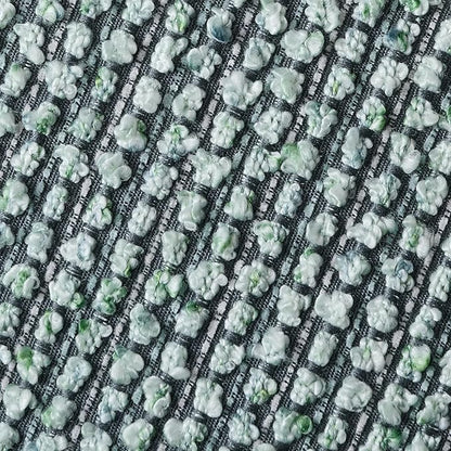 Striped Throw Pillow Covers 20x20 Set of 2 Green Textured Boucle Chic Morden Boho Accent Farmhouse Square Decorative Couch Pillow Covers for Home Decor Bed Sofa Living Room