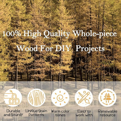 60 Pieces Unfinished Wood Coasters, GOH DODD 4 Inch Wooden Blanks with Non-Slip Pads for Laser Engraving Wood Burning Staining Painting Decoupage Housewarming Gifts Wedding Crafts Education, Round