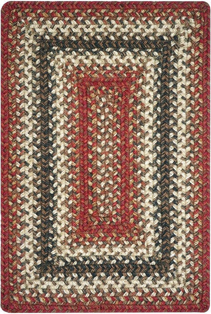 Homespice Chester Dining Placemats, Warm Lodge and Cabin Decor, Set of 6, Red - 13x19 Rectangle Table Mats - Vibrant Colors, Durable, Easy to Clean and Protects Furniture