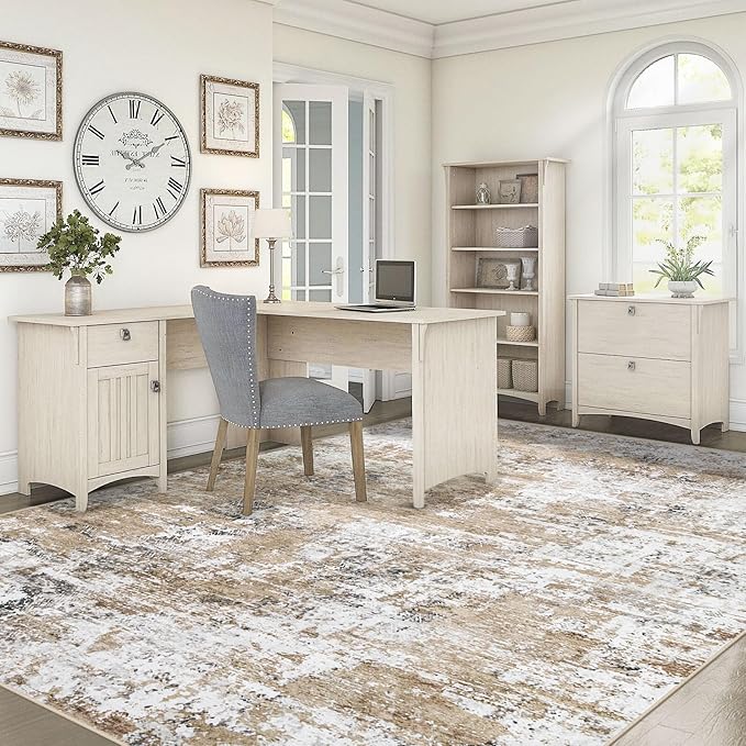 6x9 Area Rugs for Living Room, Washable Modern Abstract Large Area Rug Neutral Soft Non Slip Kids Rug Stain Resistant Indoor Carpet for Bedroom Nursery Dining Room Playroom Home Office(Beige, 6'x9')