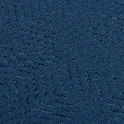 Threadmill Luxury Cotton Blankets for King Size Bed | All-Season Cozy 100% Cotton King Size Blanket | Aster Soft & Lightweight Coverlet fits California King Size Bed, 104x92 | Folkstone Blue