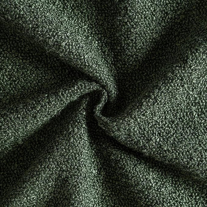 MIULEE 20x20 Inch Christmas Decorative Pillow Covers for Couch Bed Set of 2 Textured Boucle Neutral Winter Throw Pillows Dark Green Accent Solid Cushion Pillowcases Sofa Livingroom Home Decor