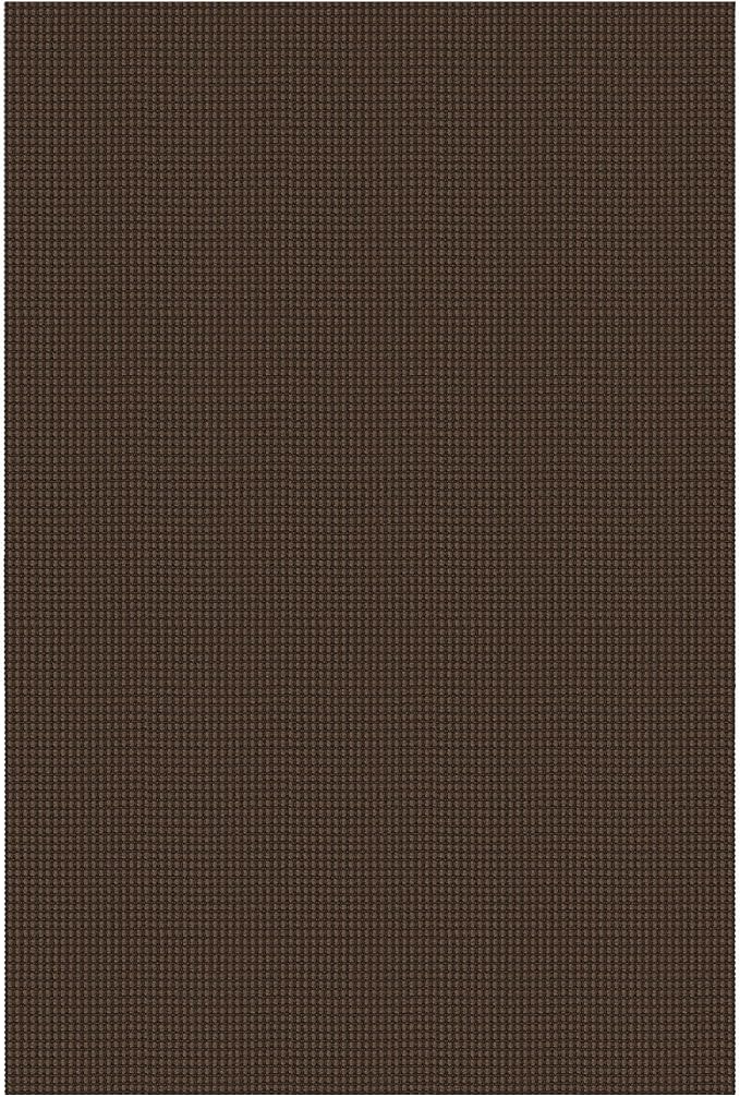 IOHOUZE Washable Area Rug 5x7 Non Slip Rubber Backed Rugs for Living Room, Dining Room Rugs Bedroom Rug, Woven Indoor Floor Carpet for Living Room Nursery Office, Brown