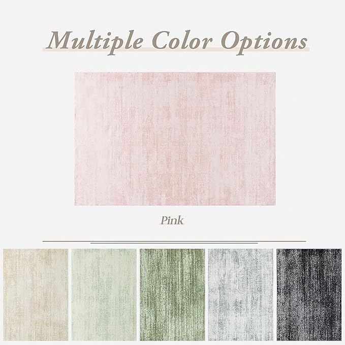 4x6 Rug for Girls Room,Washable Non Slip Boho Modern Small Area Rugs for Entryway Bathroom Bedroom Kitchen