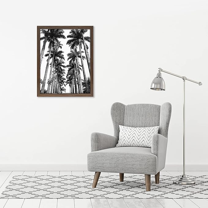 Americanflat 22x28 Poster Frame with Polished Plexiglass - Wide Picture Frames Made of Engineered Wood for Vertical or Horizontal Wall Display - Epic Collection - Mahogany