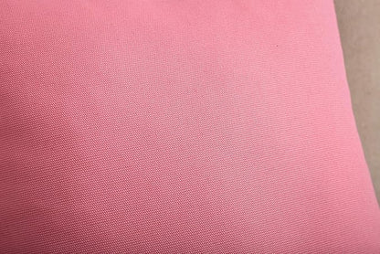 TangDepot Handmade Decorative Solid 100% Cotton Canvas Throw Pillow Covers/Pillow Shams, (22"x22", Pink)