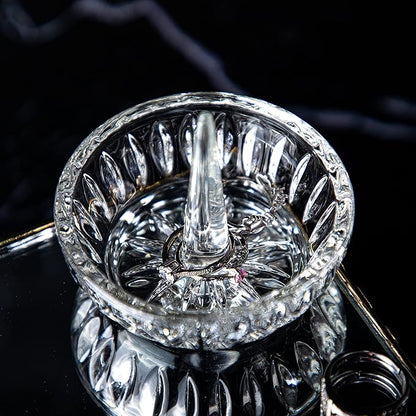 H&D HYALINE & DORA Crystal Ring Holder Dish
