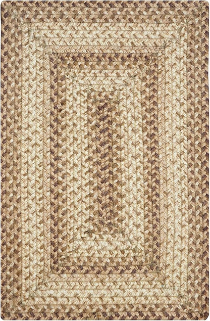 Homespice Cookie Dough Dining Placemats, Warm Country Decor, Set of 6, Brown - 13x19 Rectangle Table Mats - Vibrant Colors, Durable, Easy to Clean and Protects Furniture