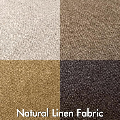 MIULEE Neutral Gold/Brown Linen Pillow Covers Pack of 4 Decorative Natural Throw Pillow Covers Soft Accent Boho Farmhouse Couch Pillowcases Modern Spring Decors for Living Room Bed Sofa 24x24 Inch