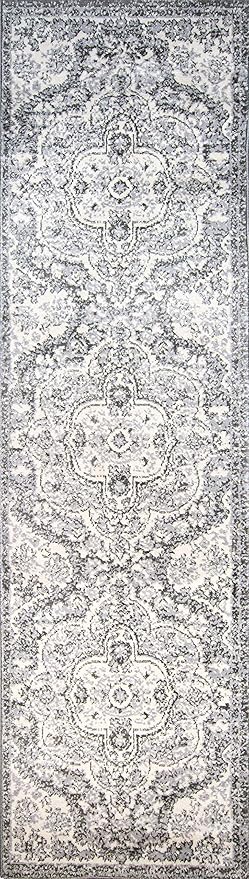 Rugshop Vintage Distressed Bohemian Runner Rug 2' x 7' Ivory