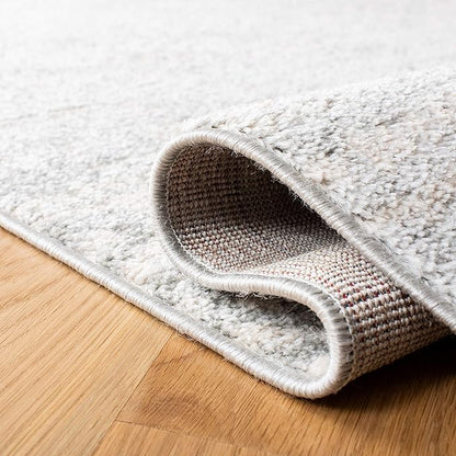 SAFAVIEH Tulum Collection Area Rug - 11' Square, Light Grey & Ivory, Moroccan Boho Tribal Design, Non-Shedding & Easy to Clean, Ideal for Living Room, Bedroom, Dining Space (TUL272F)