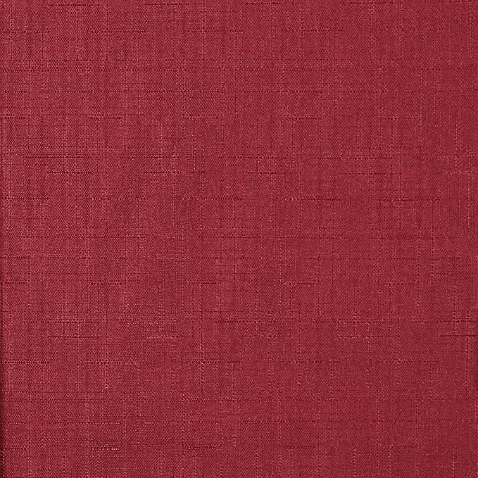 ECLIPSE Kendall Modern Blackout Thermal Rod Pocket Window Curtain for Bedroom or Living Room (1 Panel), 42 x 95, Ruby