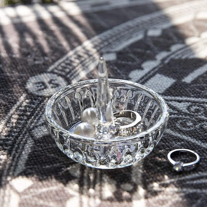 H&D HYALINE & DORA Crystal Ring Holder Dish