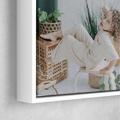 Personalized Custom Canvas Prints: Photo On Canvas (White, 8x10) Transform Your Photos into Stunning Framed Wall Art Digitally Printed Photo To Canvas Ideal for Home Decor, Gifts Keepsakes.Made in Texas, USA