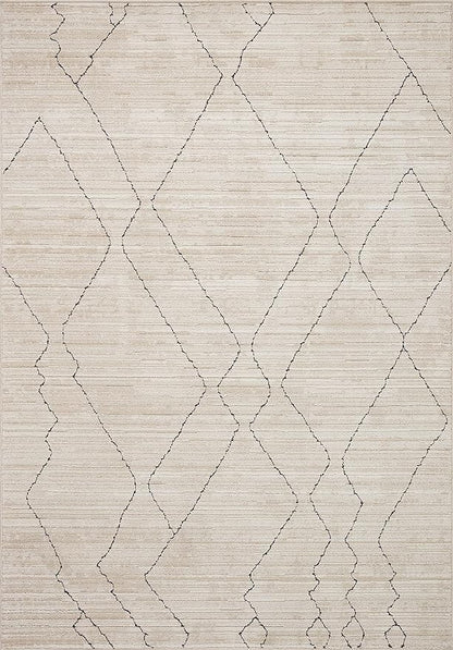 Loloi Darby Collection DAR-03 Sand/Charcoal 9'-2" x 13' Area Rug