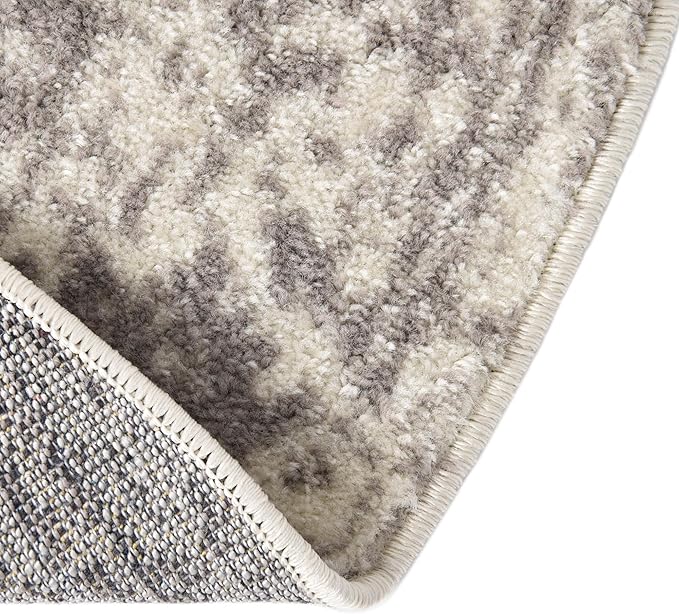 Rugs.com Arlington Collection Rug – 12 Ft Round White Medium-Pile Rug Perfect for Kitchens, Dining Rooms