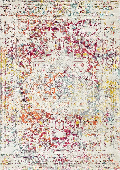 Rugs.com Arlington Collection Rug – 10' x 14' Multi Medium-Pile Rug Perfect for Living Rooms, Large Dining Rooms, Open Floorplans