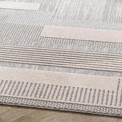 Well Woven Brer Beige Abstract Geometric Tribal Area Rug 3x5 (3'11" x 5'3")