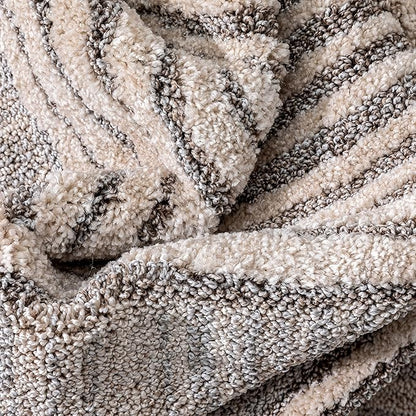 Well Woven Harlow Collection Briar Beige - Modern Tribal Minimalist Geometric 8x10 Area Rug - Ideal for Living Room, Dining Room & Bedroom - Durable, Stain Resistant & Easy to Clean