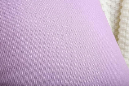TangDepot Handmade Decorative Solid 100% Cotton Canvas Throw Pillow Covers/Cushion Covers, 45 Colors Available - (18"x18" 2 Pieces, Light Purple Lavende), 2 Count (Pack of 1)