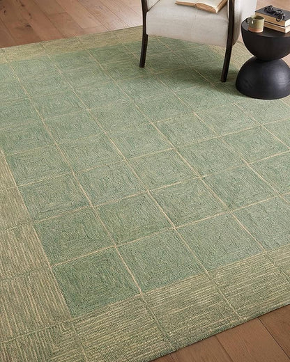 Loloi Chris Loves Julia Francis Collection FRA-02 Green/Natural 2'-3" x 3'-9" Accent Rug