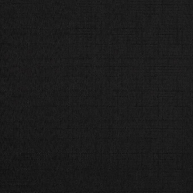 ECLIPSE Kendall Modern Blackout Thermal Rod Pocket Window Curtain for Bedroom or Living Room (1 Panel), 42" x 54", Blac