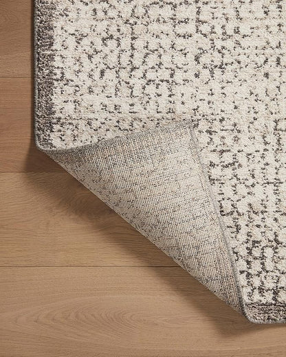 Loloi Darby Collection DAR-04 Ivory/Stone 2'-7" x 12'-0" Runner Rug
