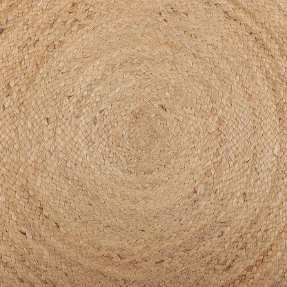 REDEARTH · Round Area Rug - 10 Feet Braided Natural Jute Rug- Artisan Made Reversible Boho Jute Rugs for Bedroom - Kitchen - Living Room - Farmhouse - Aesthetic Home Decor - Handmade Vintage Decor