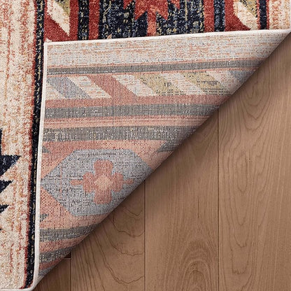 Well Woven Tulsa Lea Cream Southwestern Tribal Bohemian 6'7" x 9'3" Area Rug