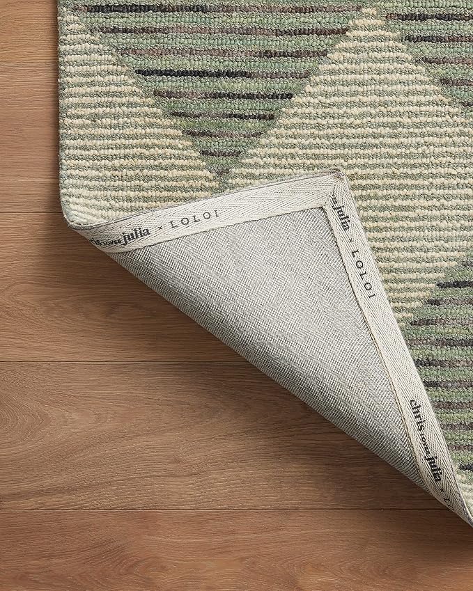 Loloi Chris Loves Julia Francis Collection FRA-01 Spa/Granite 2'-6" x 7'-6" Runner Rug