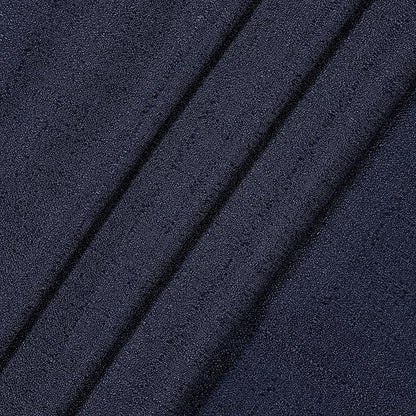 Eclipse Kendall Textured Blackout Thermal Rod Pocket Window Curtain, Insulating & Noise Reducing Curtains for Bedroom or Living Room (1 Panel), 84 in Long x 42 in Wide, Indigo