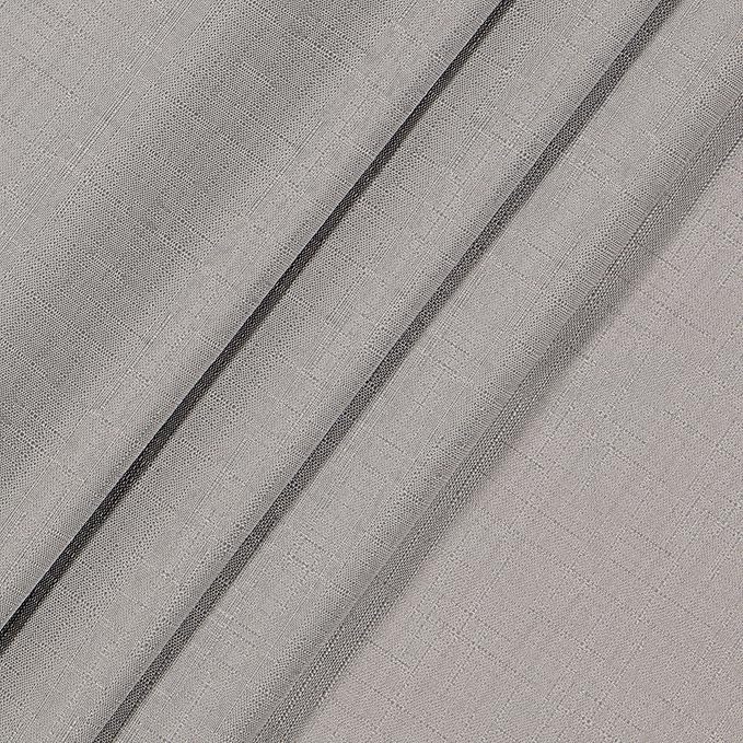ECLIPSE Kendall Modern Blackout Thermal Rod Pocket Window Curtain for Bedroom or Living Room (1 Panel), 42" x 54", Grey