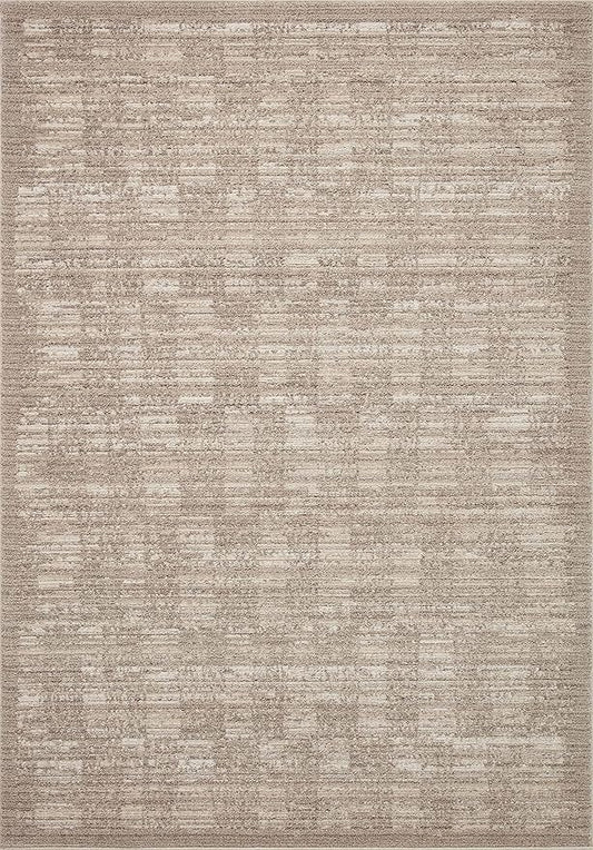Loloi Darby Collection DAR-07 Pebble/Sand 2'-7" x 10'-0" Runner Rug