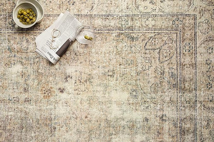 Loloi Margot Collection MAT-01 Antique/Sage 8'-6" x 11'-6" Area Rug feat. CloudPile, No-Shed Easy Clean Large Patterned Area Rug for Living Room, Bedroom, Dining Area