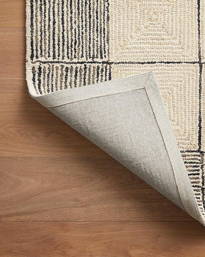 Loloi Chris Loves Julia Francis Collection FRA-02 Cream/Black 2'-3" x 3'-9" Accent Rug