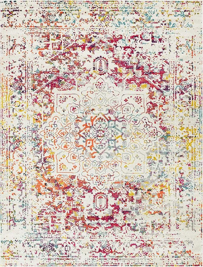 Rugs.com Arlington Collection Rug – 10' x 13' Multi Medium-Pile Rug Perfect for Living Rooms, Large Dining Rooms, Open Floorplans