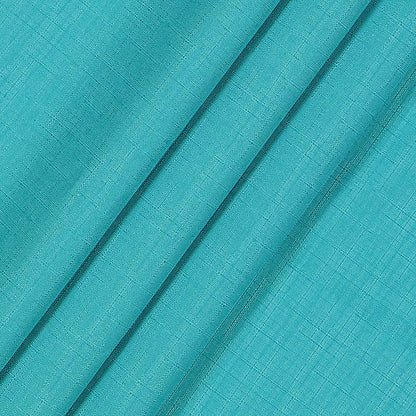 eclipse Kendall Modern Blackout Thermal Rod Pocket Window Curtain for Bedroom or Living Room (1 Panel), 42 X 54, Turquoise