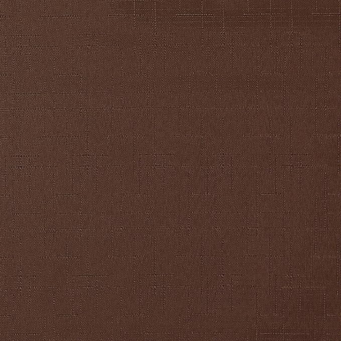 ECLIPSE Kendall Modern Blackout Thermal Rod Pocket Window Curtain for Bedroom or Living Room (1 Panel), 42" x 54", Chocolate