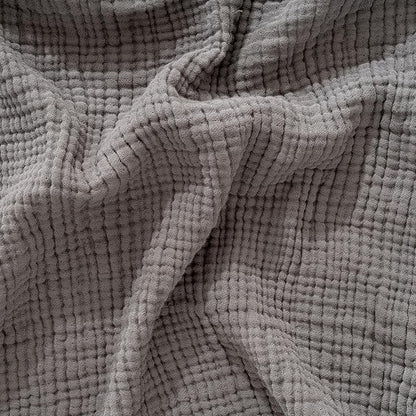 Muslin Blanket - Pure 100% Turkish Cotton Airy Soft Light Versatile Gauze Throw Blanket for Bed, Couch, Sofa (Dark Gray, Throw Size (50" x 66" inch))