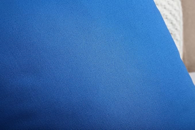 TangDepot Handmade Decorative Solid 100% Cotton Canvas Throw Pillow Covers/Pillow Shams, (26"x26", Bright Royal)