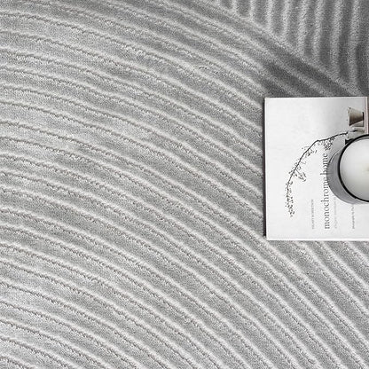 Abani Grey Area Rug for Living Room, Bedroom - Zen Reiki Pattern- 6' x 9' -Durable & Easy to Clean