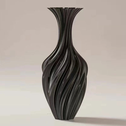 1PC Abstraction Plastic Vase For Home Living Room Office Flower Arrangement Decoration Crafts Wedding Table Centerpiece Vase