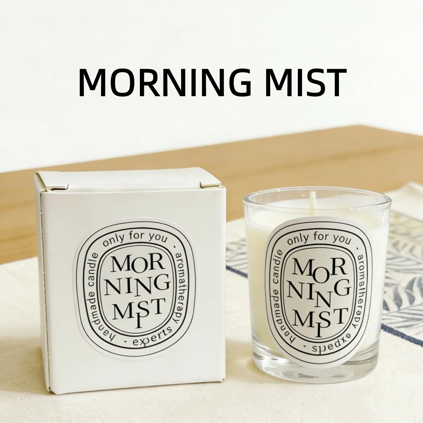 New Fragrance Scented Candle Romantic Gift Transparent Jar Aromatic Candles Light for Wedding Guest