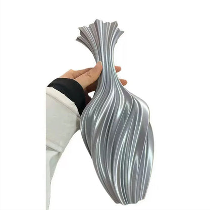 1PC Abstraction Plastic Vase For Home Living Room Office Flower Arrangement Decoration Crafts Wedding Table Centerpiece Vase