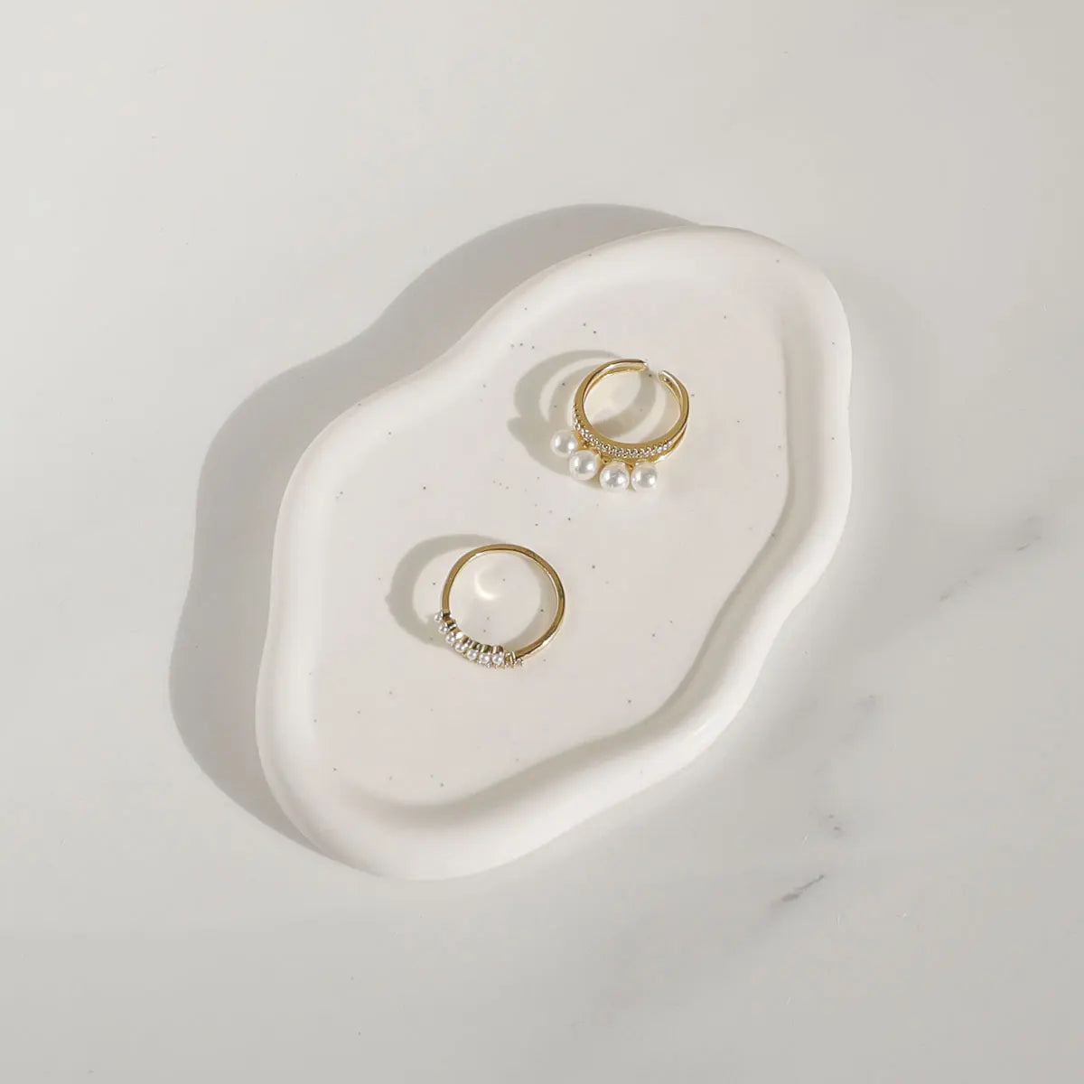 Ceramic Jewelry Dish for Women, Jewelry Tray Trinket Dish, Cloud Tray , Watch Keys Tray Ring Dish Holder for Christmas Gift