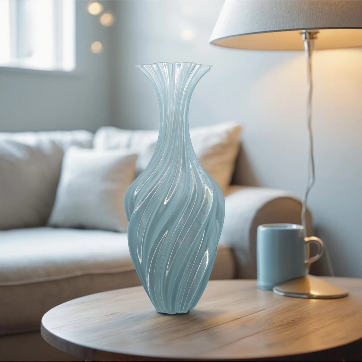 1PC Abstraction Plastic Vase For Home Living Room Office Flower Arrangement Decoration Crafts Wedding Table Centerpiece Vase
